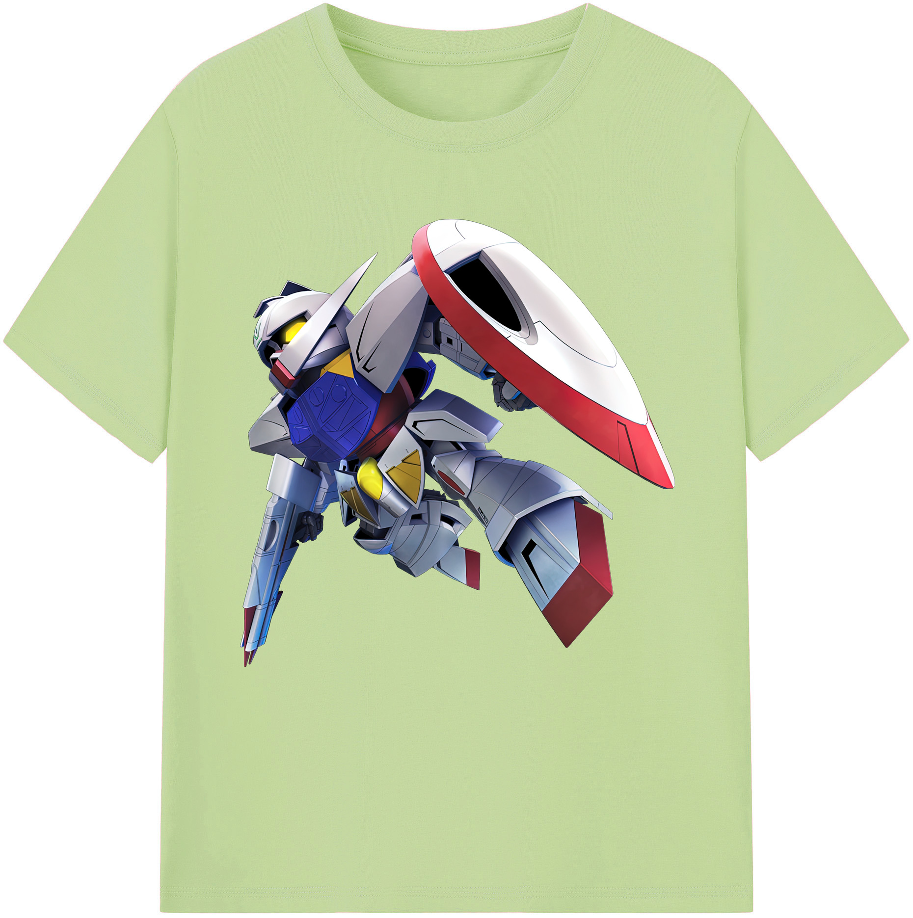 （画像用） 機動戦士ガンダム Mobile Suit Gundam 綿100％半袖Tシャツ（フロントプリント）